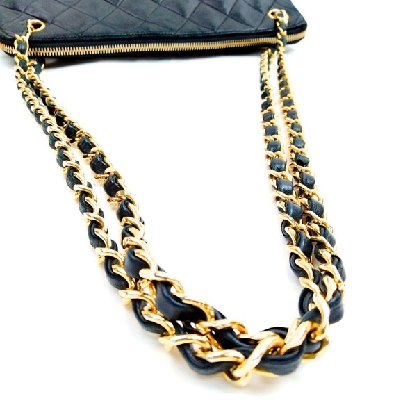 Chanel Matrasse Black Lamb Skin - Picture 5 of 11